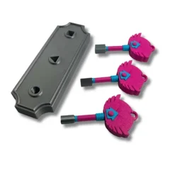 Squid Game 3 nycklar och kniv med nyckelhål - inte vass Turkos M-XF27- m><noscript><img width=