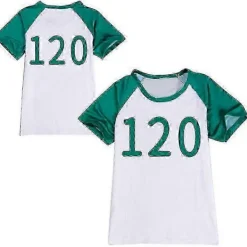 Squid Game 2 Spelare Cosplay Kostym Träningsoverall Komplett Klädset för Barn Vuxna-Perfekt 140cm><noscript><img width=