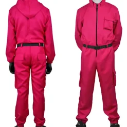Squid Game Dräkt / Maskeraddräkt - Cosplay Suit S><noscript><img width=