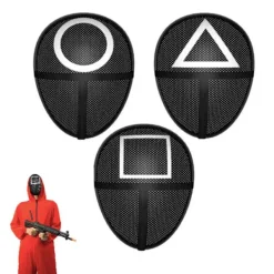 Otego Squid game Mask - Cosplay Halloween - Rund> Masker