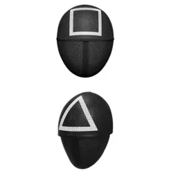 Squid Game Mask TV Cosplay Maskeradskräck Kostymfest PP-WELLNGS> Masker