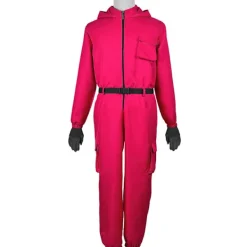 Squid Game Maskeraddräkt - Cosplay Suit zy Red V XXXL> Dräkter