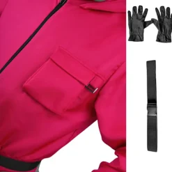 Squid Game Maskeraddräkt - Cosplay Suit zy Red XXXL> Dräkter