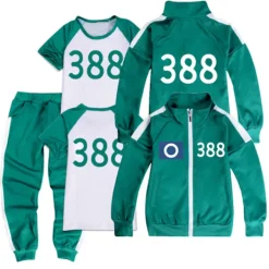 Squid Game, sportkläder, komplett set med rep 158><noscript><img width=
