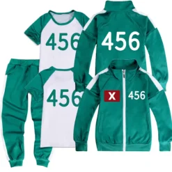 Squid Game, sportkläder, komplett set med rep 146><noscript><img width=