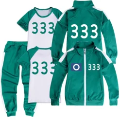 Squid Game, sportkläder, komplett set med rep 140><noscript><img width=