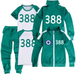 Squid Game, sportkläder, komplett set med rep 120_max><noscript><img width=