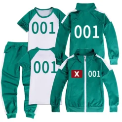 Squid Game, träningskläder, komplett set med nummer {KDO} 150><noscript><img width=