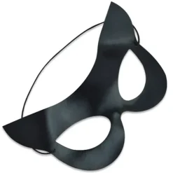 2st Cat Mask Halv Ansiktsmask Catwoman Mask Festdräkter Svart> Masker