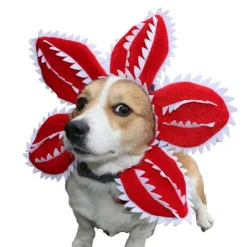 Söt Demogorgon Husdjurshatt Cosplay Rekvisita Tillbehör Huvudbonad Mjuk Kattunge Mössa Halloween/Julklapp L><noscript><img width=