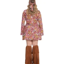 Söt DIY Plus Size Hippie Kostym Damkläder xs><noscript><img width=