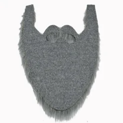 2ST Fake Beard Långt Fluff Skägg GRÅT><noscript><img width=
