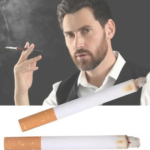 2st Fake Rök Leksak Rekvisita Realistiskt Utseende Fake Scen Puff Cigaretter För Bus Halloween Kostym U> Tillbehör