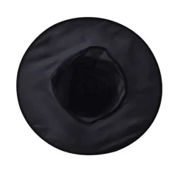 st Halloweenhatt svart Oxfordtyg trollkarlshatt smink kostym rekvisita häxhatt häxhatt (L)> Huvudbonader