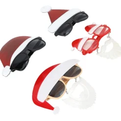 4st Jultomte Julglasögon Kostymfest Glasögon Fotorekvisita><noscript><img width=