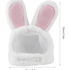 Söt kattkaninhatt, söt katthattkostym, husdjursklänninghatt> Huvudbonader