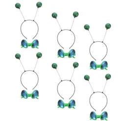 12st Kreativa Glasögon med Flygande TeFat Huvudband Grön Boll Huvudband Semesterfest Rekvisita[HK] 14.00X13.70X9.00CM><noscript><img width=
