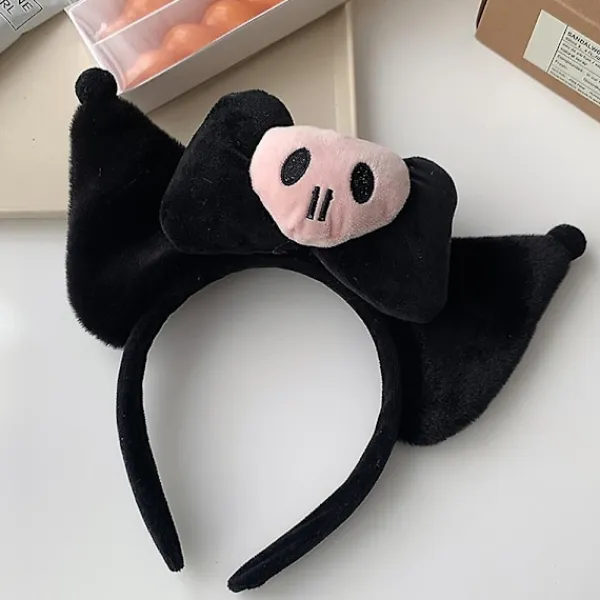 FMYSJ Söt Kuromi Öronhuvudband Plysch Hårband Festdräkt Cosplay Kvinnor Flickor Kreativa Gåvor (FMY)> Huvudbonader