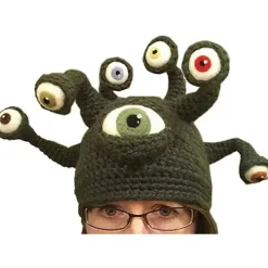 Söt nyhet julhatt rolig tecknad bläckfisk viking skägg present hatt> Huvudbonader