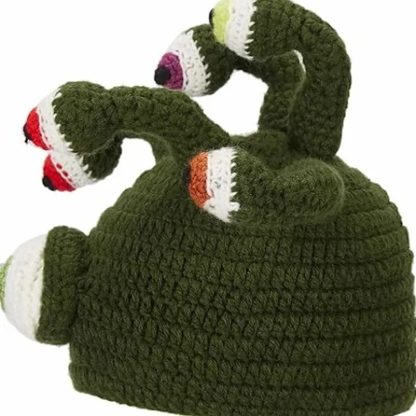 Söt nyhet julhatt rolig tecknad bläckfisk viking skägg present hatt> Huvudbonader