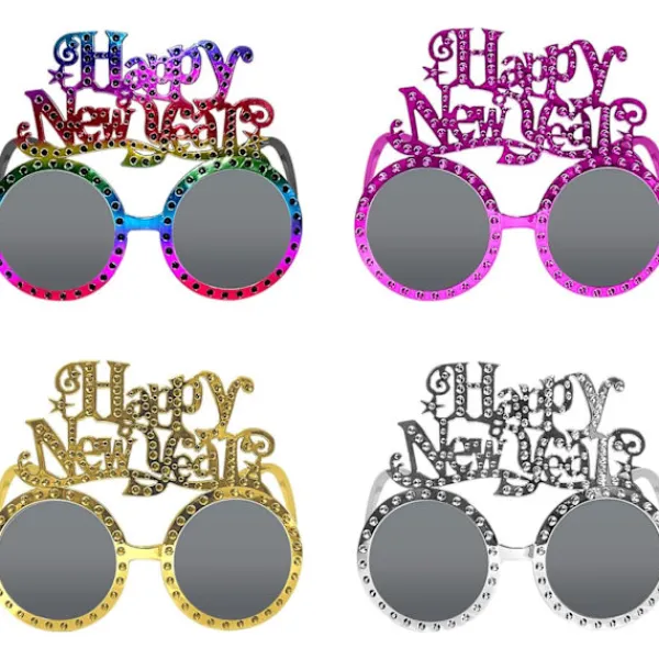JL st Nyårsglasögon, Festliga Nyårsglasögon, 2025 Glasögon, Roliga Glasögon, Roliga Fotobåsrekvisita> Tillbehör