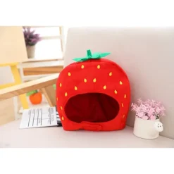 LBJ Söt Plyschhatt Rolig Nyhet Stoppade Djur Frukt Hatt Mask Mössa Ph><noscript><img width=