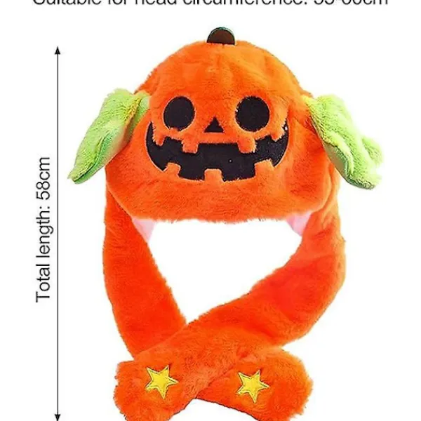Söt Plyschmössa med Viftande Öron - Rolig Djur Cosplay Mössa, Utklädningsmössa för Högtider som Halloween, Påsk och Jul> Huvudbonader