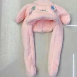 Söt Sanrio-hatt Cinnamoroll Tillbehör Kawaii Håll Varmt Tjock Plush Öronmössa Öron Rörliga Anime Mjuka Leksaker För Flickor Present (03)><noscript><img width=