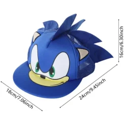 Söt tecknad Sonic The Hedgehog-keps><noscript><img width=