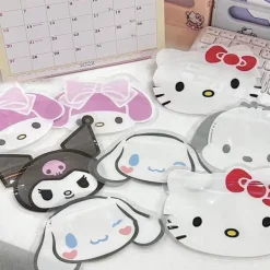 HEET 10st Transparent Ziplock Bag HelloKitty Kuromi Konserveringsmedel Ba> Masker