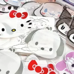HEET 10st Transparent Ziplock Bag HelloKitty Kuromi Konserveringsmedel Ba><noscript><img width=
