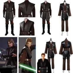 Star Wars Anakin Skywalker Herr Cosplay Kostym Halloween Karneval Party Dräkt -FA- M><noscript><img width=