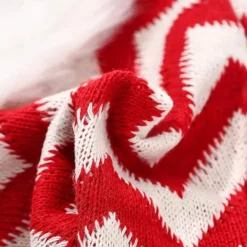 Stickad tomteluva, julmössa för vuxna, unisex vit Comfort Plus> Huvudbonader