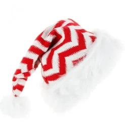 Stickad tomtemössa, julmössa för vuxna, unisex vit Comfort Plus[SL]> Huvudbonader