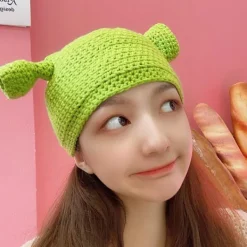 Stickad Unisex Vintermössa - Varm och Slitstark><noscript><img width=