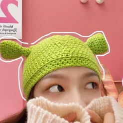 Stickad Unisex Vintermössa - Varm och Slitstark><noscript><img width=