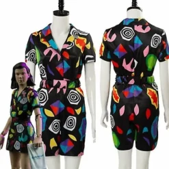 Stranger Cosplay Things Eleven Costume Playsuit Shirt Halloween Fancy Dress Suit -a L><noscript><img width=