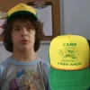 Stranger Things 4 Cosplay Kostym Basebollkeps (grön)> Huvudbonader