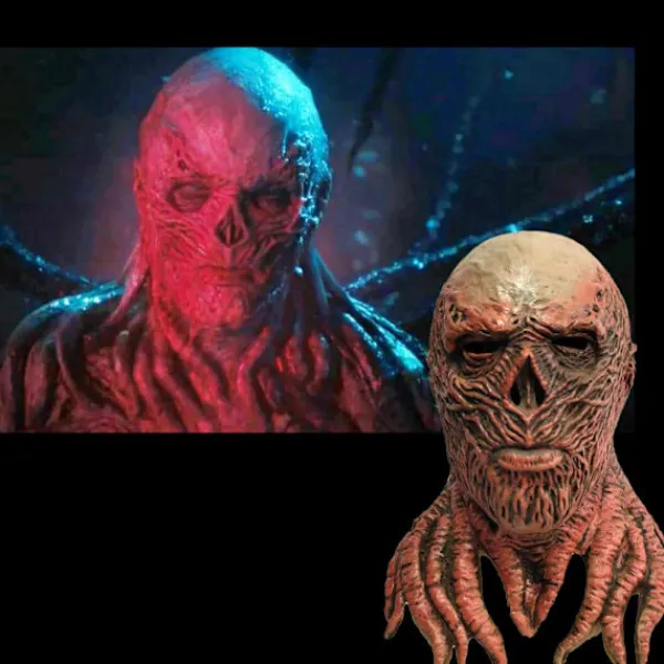 Stranger Things 4 Stranger Things Vecna latex mask huvudbonad Ha> Masker