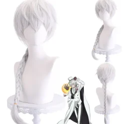 Stray Dogs Bungo Cosplay Nikolai Gogol Ljussilver Peruk Hallowe> Peruker