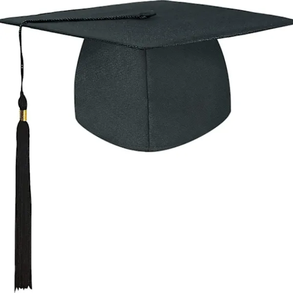 Studentmössa, examenmössa, universitetsexamenmössa med hängande tofsar, för examenceremonin, passar för gymnasiet> Huvudbonader