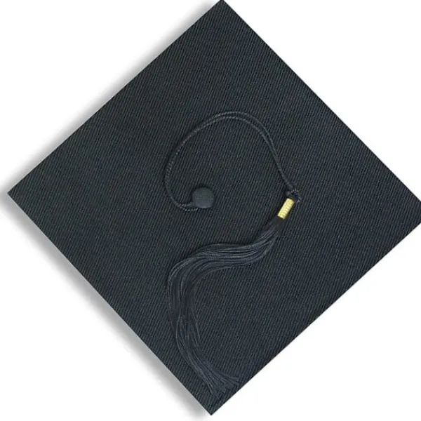 Studentmössa, examenmössa, universitetsexamenmössa med hängande tofsar, för examenceremonin, passar för gymnasiet> Huvudbonader