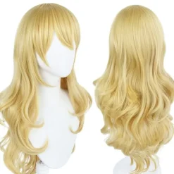 Super Mario Bros Film Cosplay Blond Anime Peruk Prinsessan Peach> Peruker