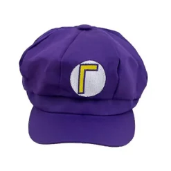 Super Mario Bros Luigi Hat Letter Printed Cosplay Dräkt Newsboy Cap Baseball Kepsar För Vuxen Waluigi Wario Odyssey Cap KLU058> Huvudbonader