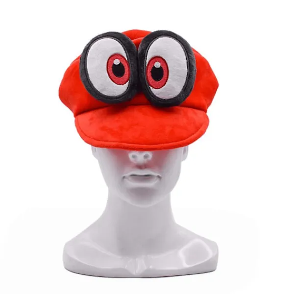 Super Mario Odyssey Cappy Hat Cosplay Kostym Tillbehör Barn Vuxna Anime Unisex Rollspel Hatt> Huvudbonader