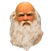 Super Mjuk Jultomtemask med Peruk och Skägg - Rolig Kostym för Jul, Halloween och Karnevalfester> Masker