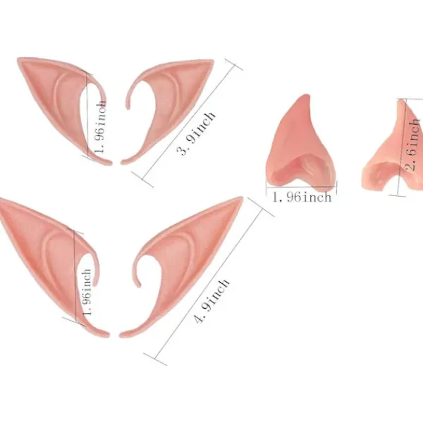 Het rea Supererbjudande till lågt pris! 10 Par Fe-älvöron, Latex Fe-älvöron, Cosplay-öron-glad> Tillbehör