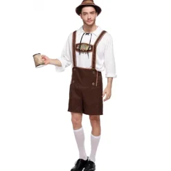 Het rea Supererbjudande till lågt pris! Oktoberfestdräkt för män - Vuxen Storlek 1 st XXL-Glad> Dräkter