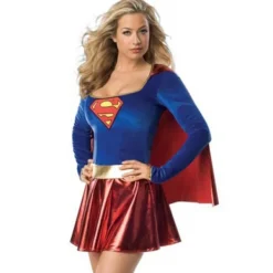 Supergirl TV-serie Kostym Klänning Rollspel Cosplay Party Maskerad Outfit Set för Kvinnor L> Dräkter