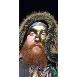 (Svart Guld) Vintage Maskerad Mask Phantom of the Opera Ett Öga><noscript><img width=